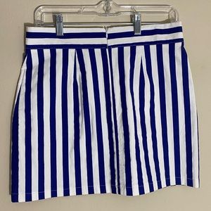 Valija Gitana blue and white stripe skirt